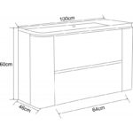 Долен конзолен PVC шкаф за баня Inter Ceramic ICP 10046 – перфектен баланс между дизайн и функция - Image 6