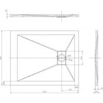 Поддушово корито ROUGH STONE ICST 10080RS-1 - Image 2