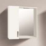 Горен огледален PVC шкаф за баня Inter Ceramic ICMC 1013 60 – стилно и компактно решение с огледало