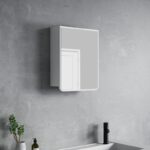 Горен огледален PVC шкаф за баня Inter Ceramic ICMC 1045 55 – компактно решение с модерен дизайн - Image 3