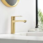 Смесител за умивалник ICF 111320 BRUSH GOLD Тренто - Image 2