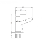Смесител за умивалник ICF 1118549NEW  Куарто - Image 2