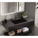 Умивалник  от кварц  ICL 12049/100B " PIETRA"