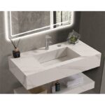 Умивалник " PIETRA" Inter Ceramic ICL 12049/100W - практично решение с изчистен дизайн