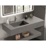 Умивалник " PIETRA" Inter Ceramic ICL 12049/120G LEFT - комфорт и удобство с ляво разположение