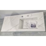 Умивалник " PIETRA" Inter Ceramic ICL 12049/120W RIGHT- функционално решение с десен плот - Image 2
