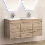 Долен конзолен PVC шкаф за баня Inter Ceramic ICP 12060 - стилен и функционален