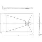 Поддушово корито ROUGH STONE ICST 12080RS-2 - Image 2