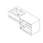 Мебел за баня  - ICP 12083R - Image 3