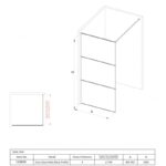 Стационарен параван Inter Ceramic ICS 123B/90 - елегантна защита за вашата баня - Image 3