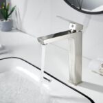 Смесител за умивалник висок 1418191BRUSH NICKEL - Image 2