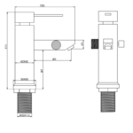 Смесител за умивалник ICF 148906 Куарто - Image 3