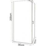 Душ кабина » ICL 157 90 R NEW - Image 2