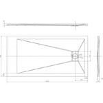 Поддушово корито ROUGH STONE ICST 16080RS-2 - Image 2