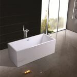 Вана Inter Ceramic ICSH LB 1651 – Свободностояща вана с елегантна овална форма и модерен стил