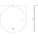 Огледало за баня с вградено осветление  ICL 1807 - Image 5
