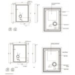 Огледало за баня с вградено осветление  ICL 1828 - Image 3
