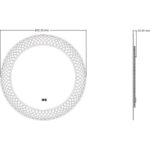 Огледало за баня с вградено осветление  ICL 1856 - Image 2