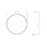 Огледало за баня Inter Ceramic ICM 1858B - класическо огледало за баня с модерен привкус - Image 7