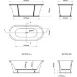 Вана Inter Ceramic ICSH LB 1901MW – Стилна свободностояща вана в матово бяло за модерна баня - Image 2