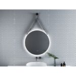 Огледало за баня с LED осветление 1909BLACK