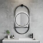 SAVONA BLACK ОГЛЕДАЛО LED 60X120 1943MB