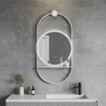 Огледало за баня с LED осветление Inter Ceramic 1943MW SAVONA - Светлина и стил в банята