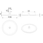 Пита за стационарен душ  - ICH 2030B - Image 2