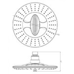Пита за стационарен душ  - ICH 2317W - Image 5