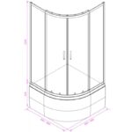 Душ кабини » ICS  FS 270 NEW EASY ASSEMBLE - Image 3