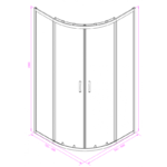 Душ кабини » ICS 285B/80NEW EASY ASSEMBLE - Image 3