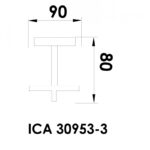 Аксесоари за баня АРИЕЛ » ICA 30953-3 - Image 2