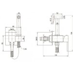 Месингов смесител за вграждане ICF 3313 - Image 5