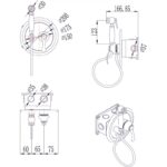 Месингов смесител за вграждане ICF 3315BR - Image 2