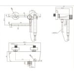 Месингов смесител за биде ICF 3510C - Image 2