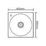 Кухненска мивка алпака Inter Ceramic ICK 4040P - практичен избор - Image 2