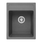 Кухненска мивка от композитен материал Inter Ceramic ICGS 4050 GRAY - издръжлива и стилна