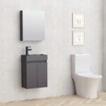 Долен конзолен PVC шкаф Inter Ceramic 4242MB к-кт с умивалник - за практично обзавеждане - Image 2
