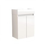 Долен конзолен PVC шкаф Inter Ceramic COMPACT 4243 с умивалник - функционално и стилно решение