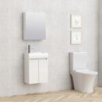 Долен конзолен PVC шкаф Inter Ceramic COMPACT 4243 с умивалник - функционално и стилно решение - Image 2