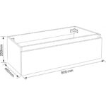 Плот за баня от PVC  ICP 4425-80 - Image 3