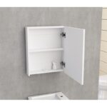 Горен огледален PVC шкаф Inter Ceramic ICMC 4512-55 – елегантно и практично допълнение за банята - Image 2
