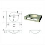 Плот с умивалник Inter Ceramic ICL 4712BL - дизайнерско решение - Image 6