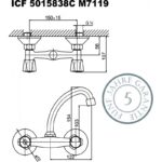Смесители » КЛИЕР  » ICF 5015838C M7119 - Image 2