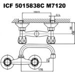 Смесители » КЛИЕР  » ICF 5015838C M7120 - Image 2