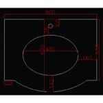 Плот за баня  " PIETRA" » ICP 5021-80W - Image 3