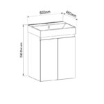 PVC ШКАФ ALDENE-60 5155-60W - Image 2