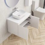 ШКАФ ЗА БАНЯ BG 5155-75W + 7546-30 С БЯЛ ПЛОТ