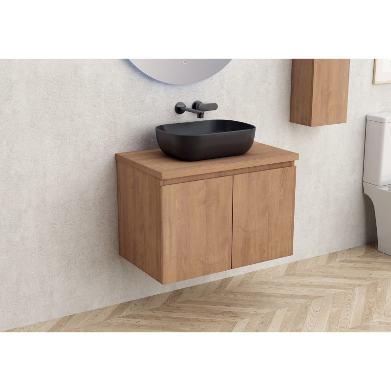 5156-75countertop207546-31-basin20887MB-LED20mirror201495-80202-800x800-1.jpg ШКАФ ЗА БАНЯ BG 5156-75 + 7546-31С ДЪРВЕСЕН ПЛОТ - Image 1