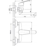 Смесител за умивалник  ALFI ICF 5251123 7215 - Image 3